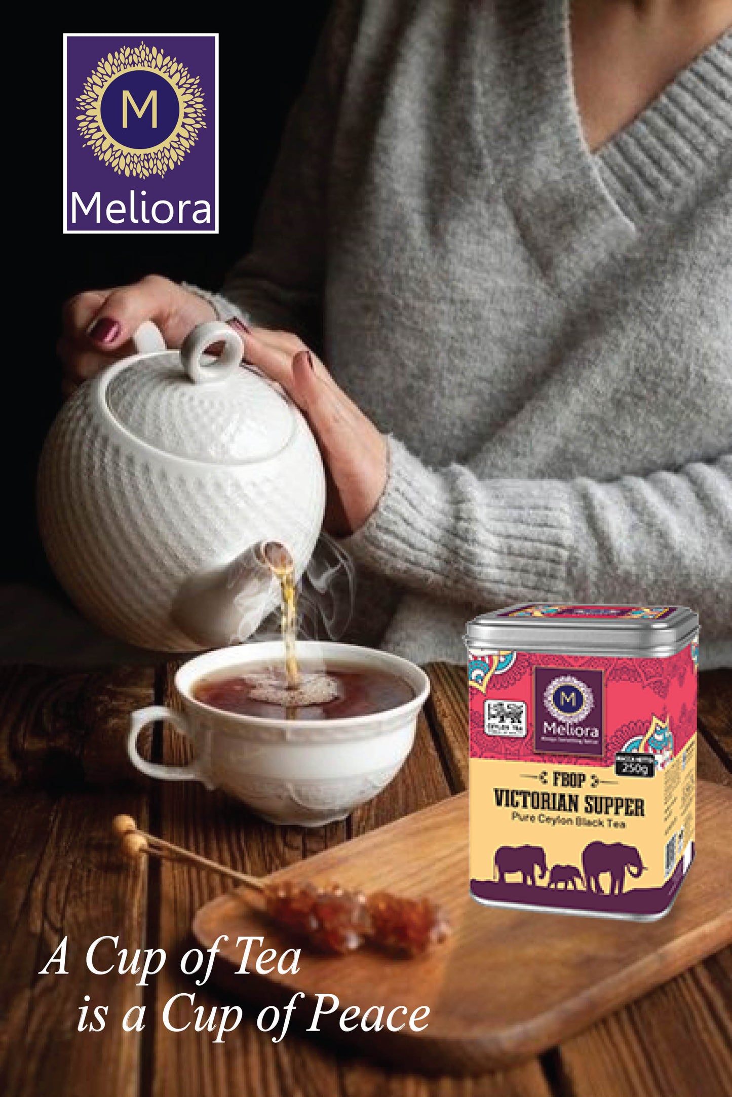 MELIORA Premium Pure Ceylon Tea FBOP VICTORIAN SUPPER