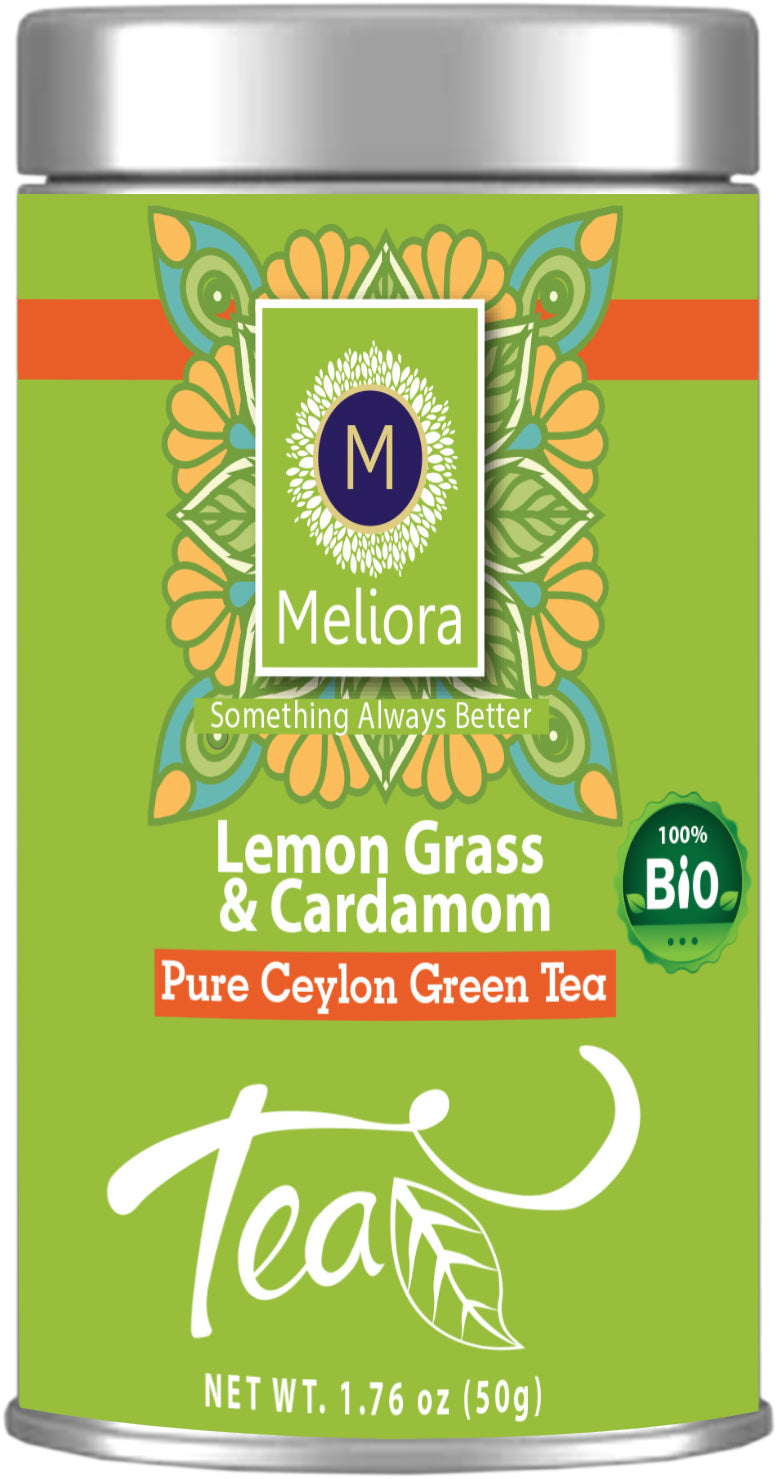 MELIORA Premium Ceylon LEMON GRASS and CARDAMON TEA