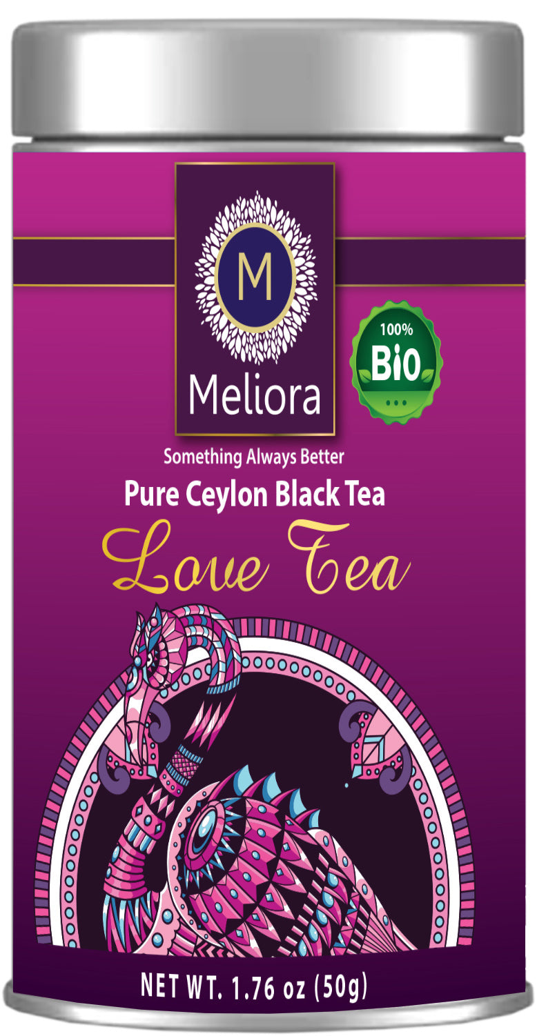 MELIORA Premium Bio Ceylon LOVE TEA  Loose Leaves