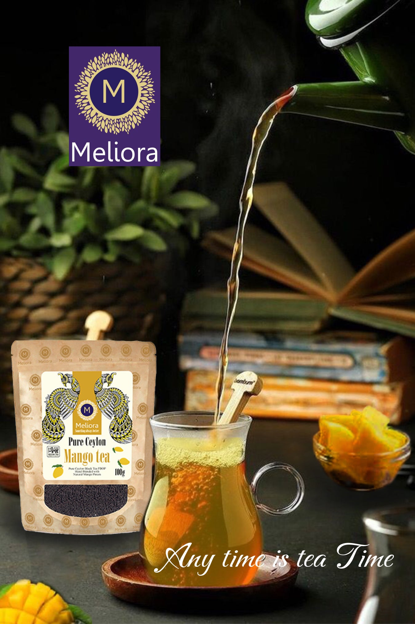 MELIORA Premium Ceylon Fruit MANGO TEA