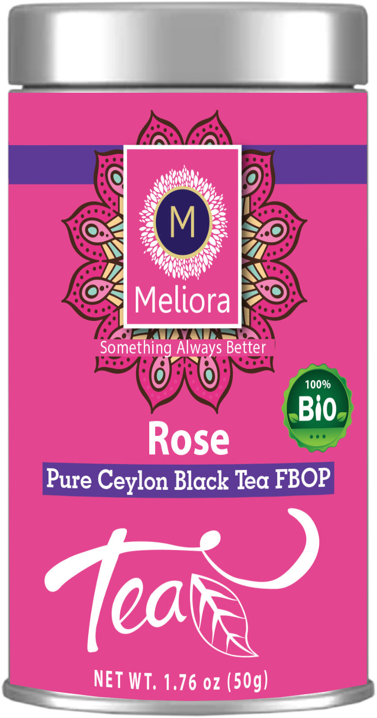 MELIORA Premium Ceylon ROSE TEA