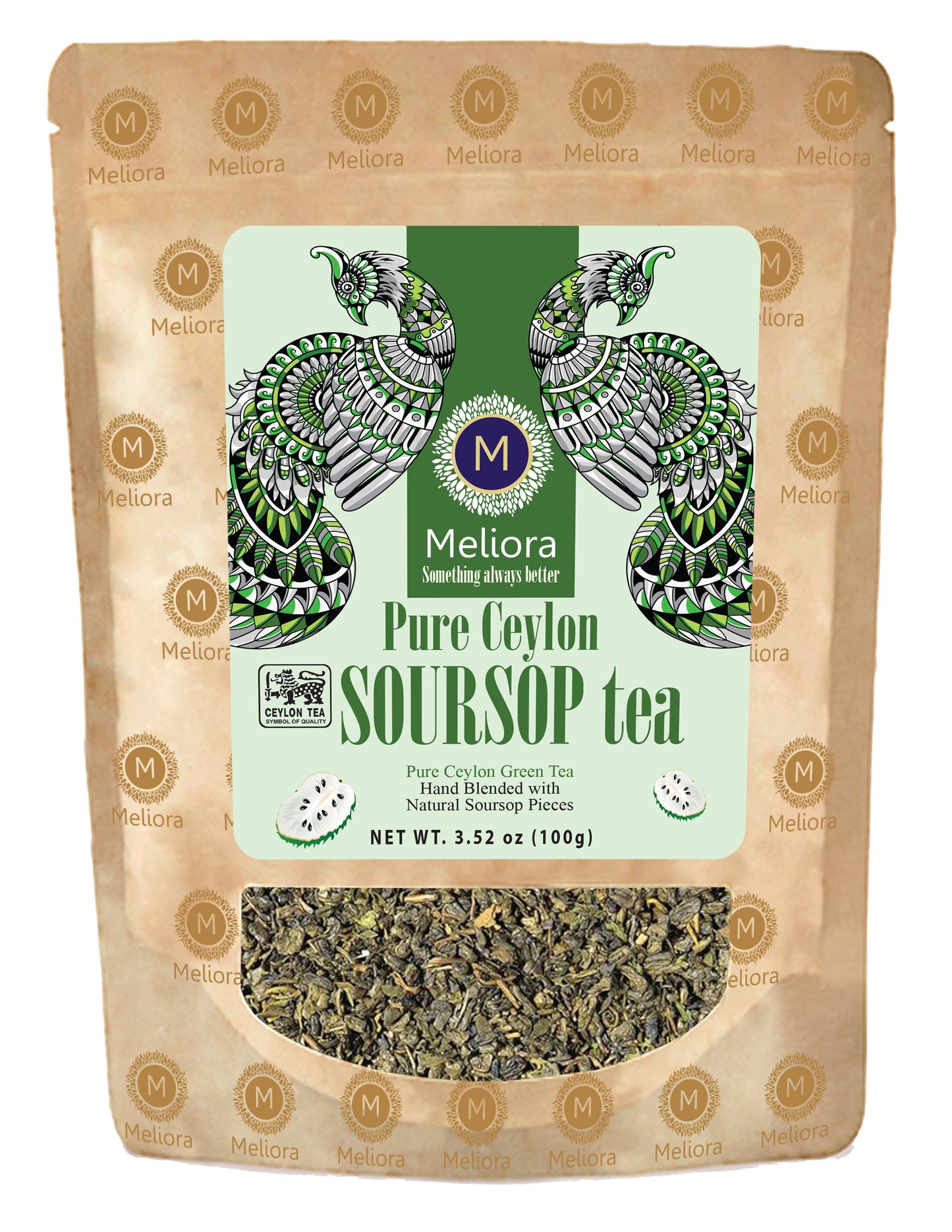 MELIORA Premium Pure Ceylon Fruit SOURSOP TEA