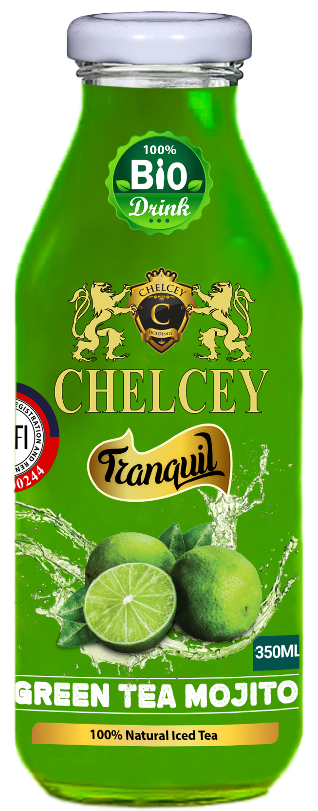 CHELCEY Bio Iced Tea Tranquil Green Tea Mojito